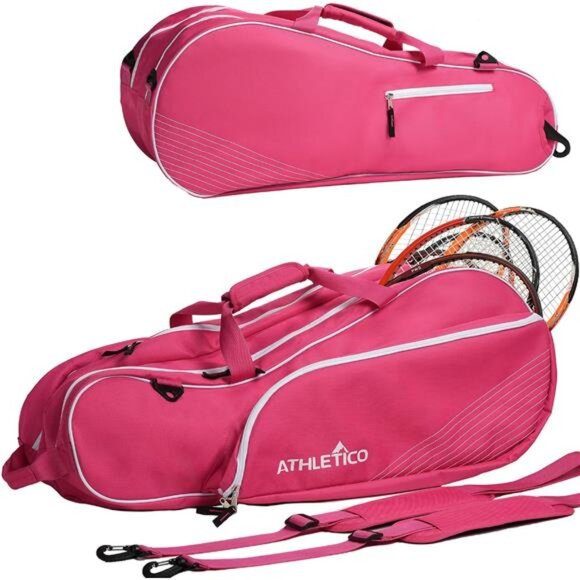 6 Racquet Tennis Bag | Padded to Protect Rackets & Lightweight | Professional - Picture 1 of 7